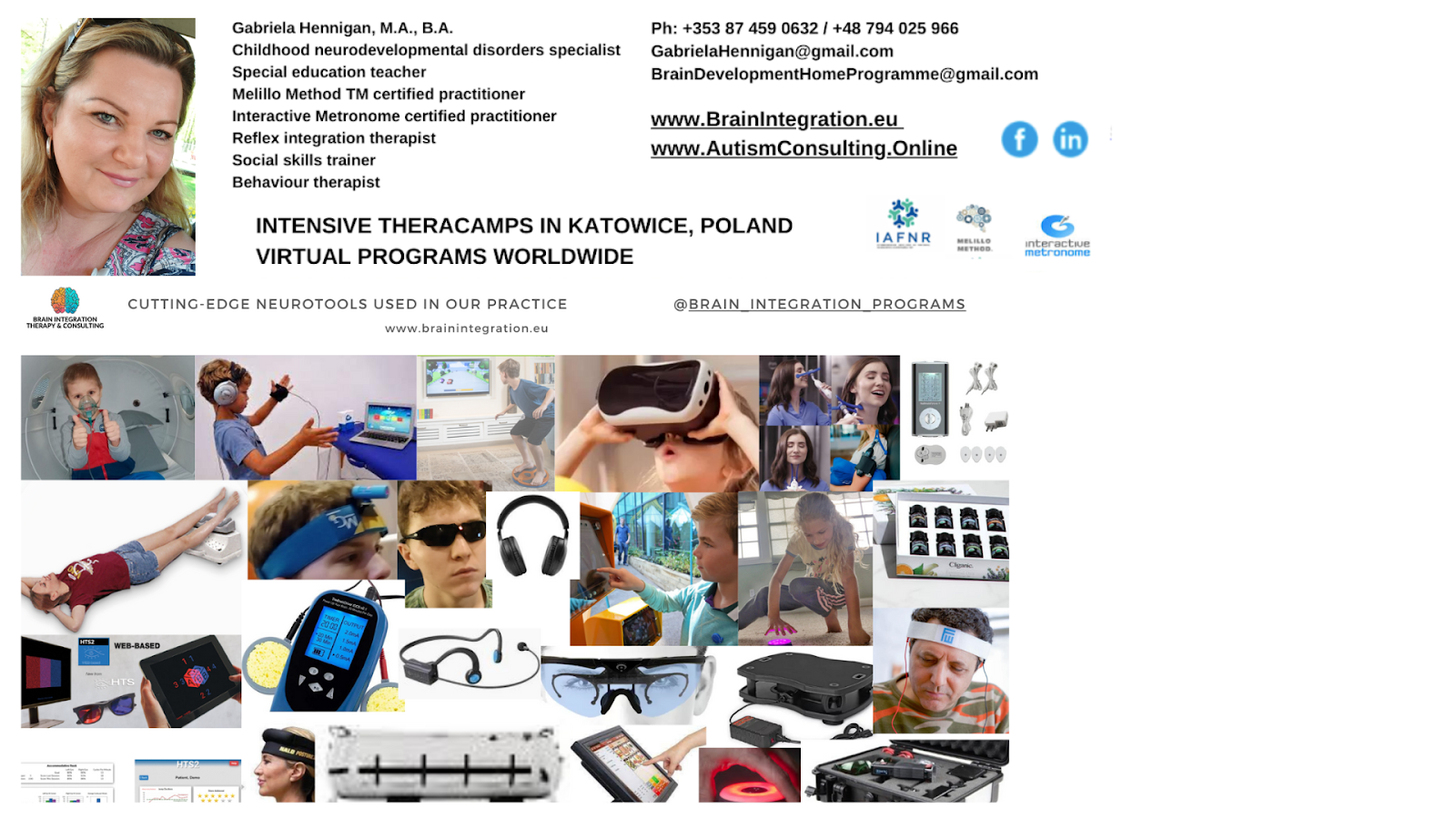 5-18 DAY IMMERSIVE BRAIN REHABILITATION PROGRAMS, KATOWICE POLAND